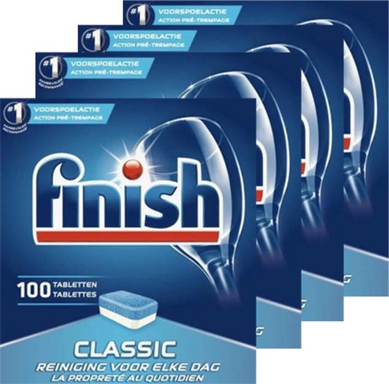 Finish Classic Regular Vaatwastabletten - 4 x 100 stuks