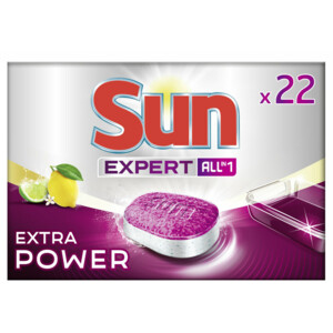 6x Sun Vaatwastabletten All-in-1 Extra Power Citroen