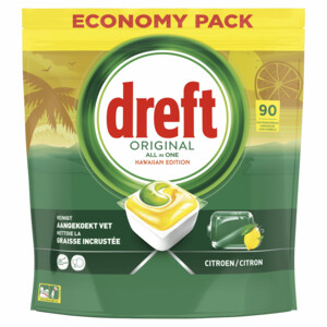 1004055 Dreft Original All In One Vaatwascapsules Hawaii
