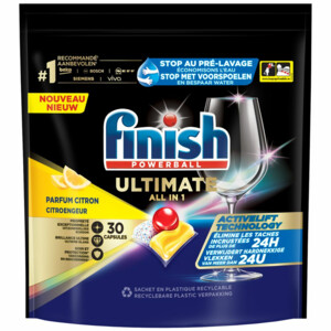 Finish Ultimate All in 1 Vaatwastabletten Citroen