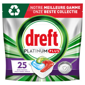 1058200 Dreft Vaatwastabletten Platinum Plus Machine Clean
