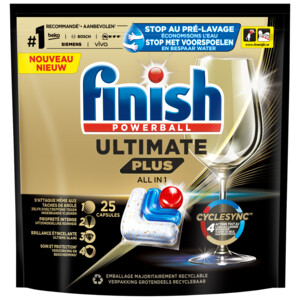 Finish Ultimate + All in 1 Regular Vaatwastabletten