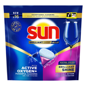 Sun Brilliant Shine All-in 1 Vaatwascapsules