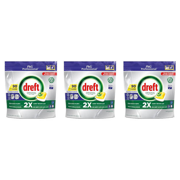 3975322-fd7fea38 Dreft - Original - All in One - Vaatwastabletten - Citroen - 270 stuks