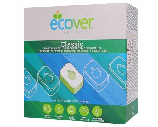 Ecover vaatwastabletten classic - 25 stuks